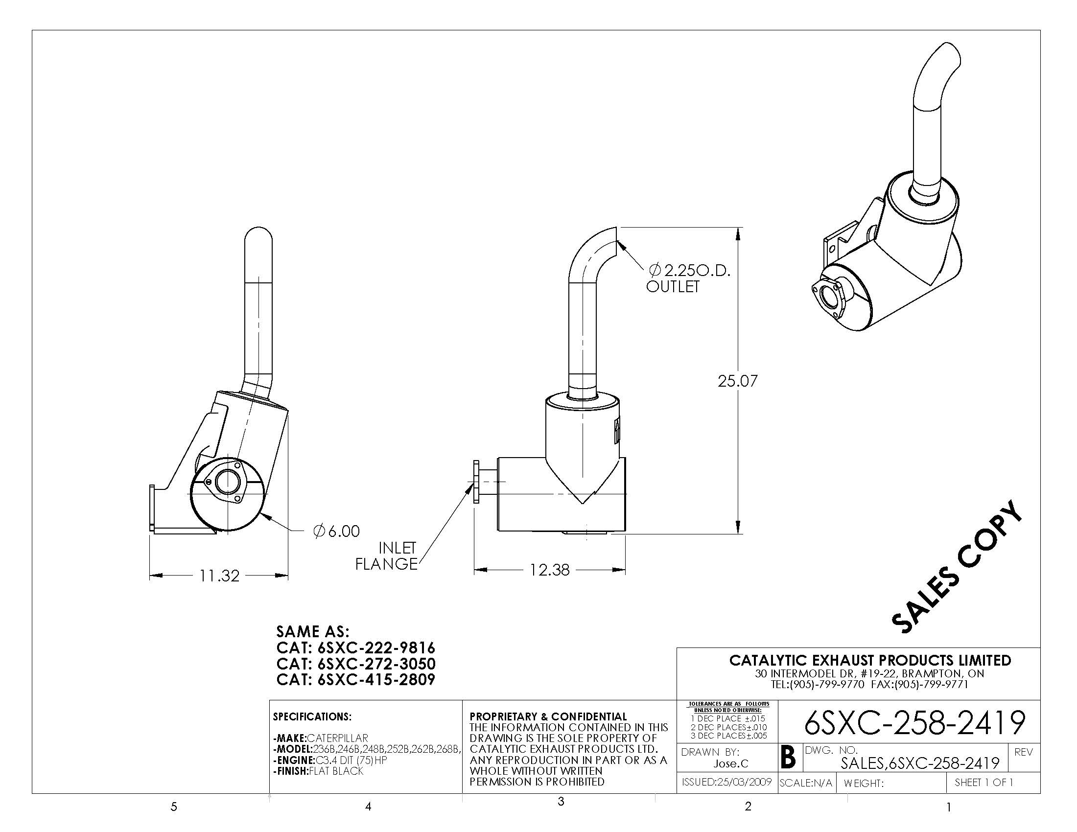 X-1845C PURIFIER MUFFLER undefined